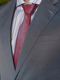 Grey Self Imported Two Piece Suit  (SF-042)