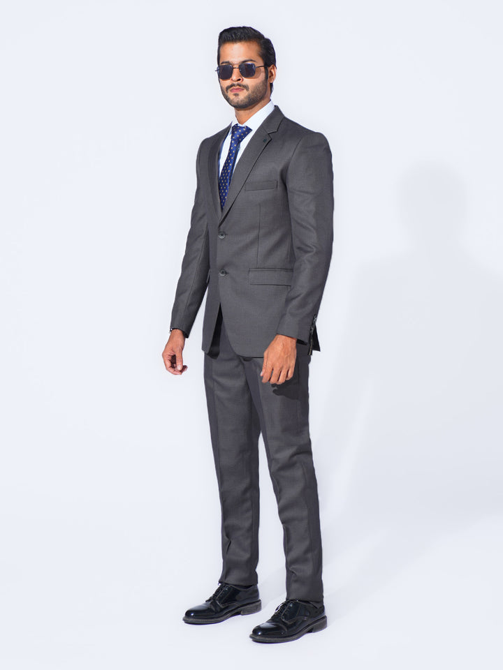 Charcoal Self Tailored Fit Two Piece Suit (SF-053)