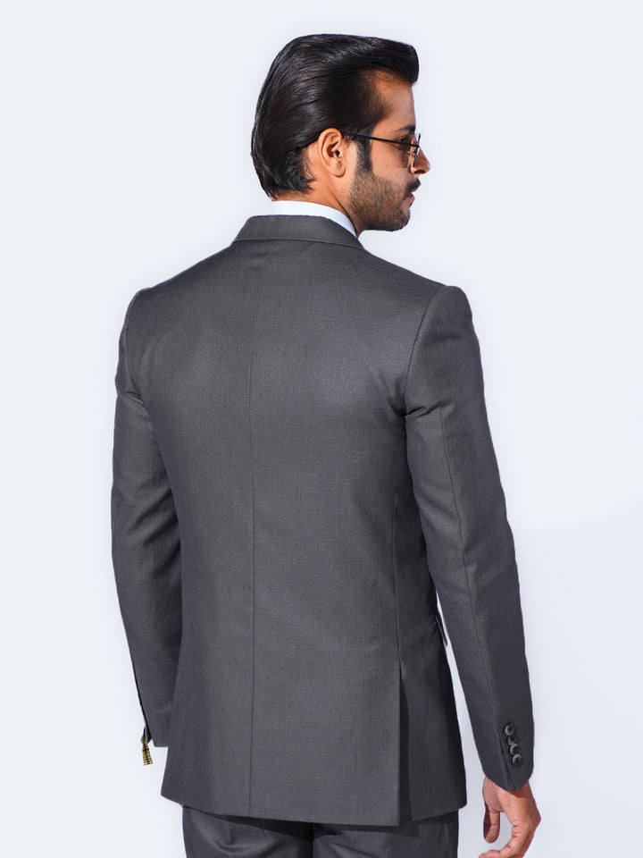 Charcoal Self Tailored Fit Two Piece Suit (SF-053)