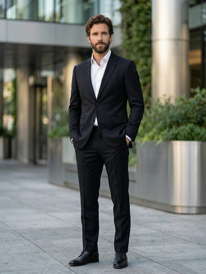 Black Two Piece Suit (SF-155)