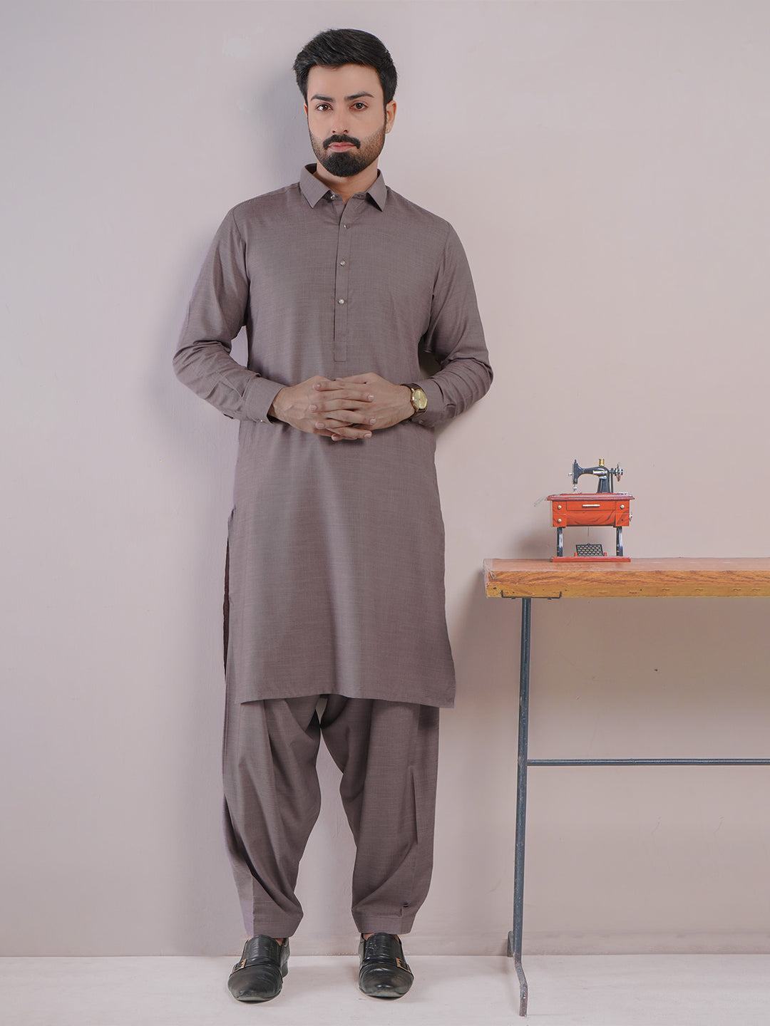 Light Purple Self Exclusive Range Designer Shalwar Kameez (SK-439)