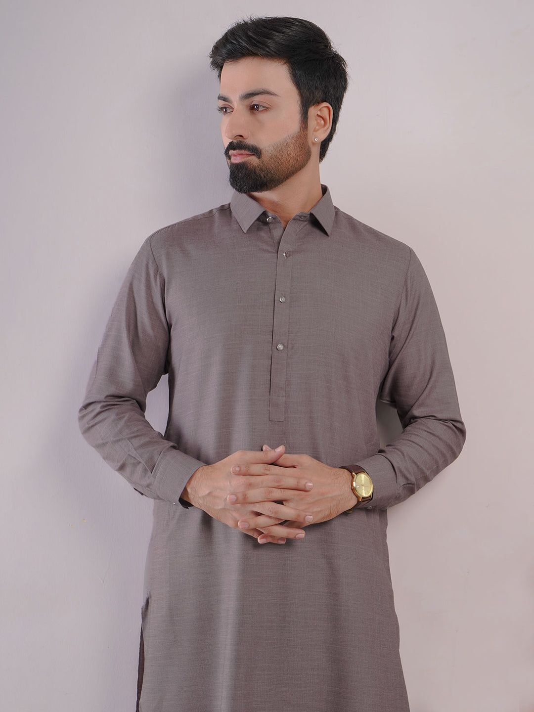 Light Purple Self Exclusive Range Designer Shalwar Kameez (SK-439)