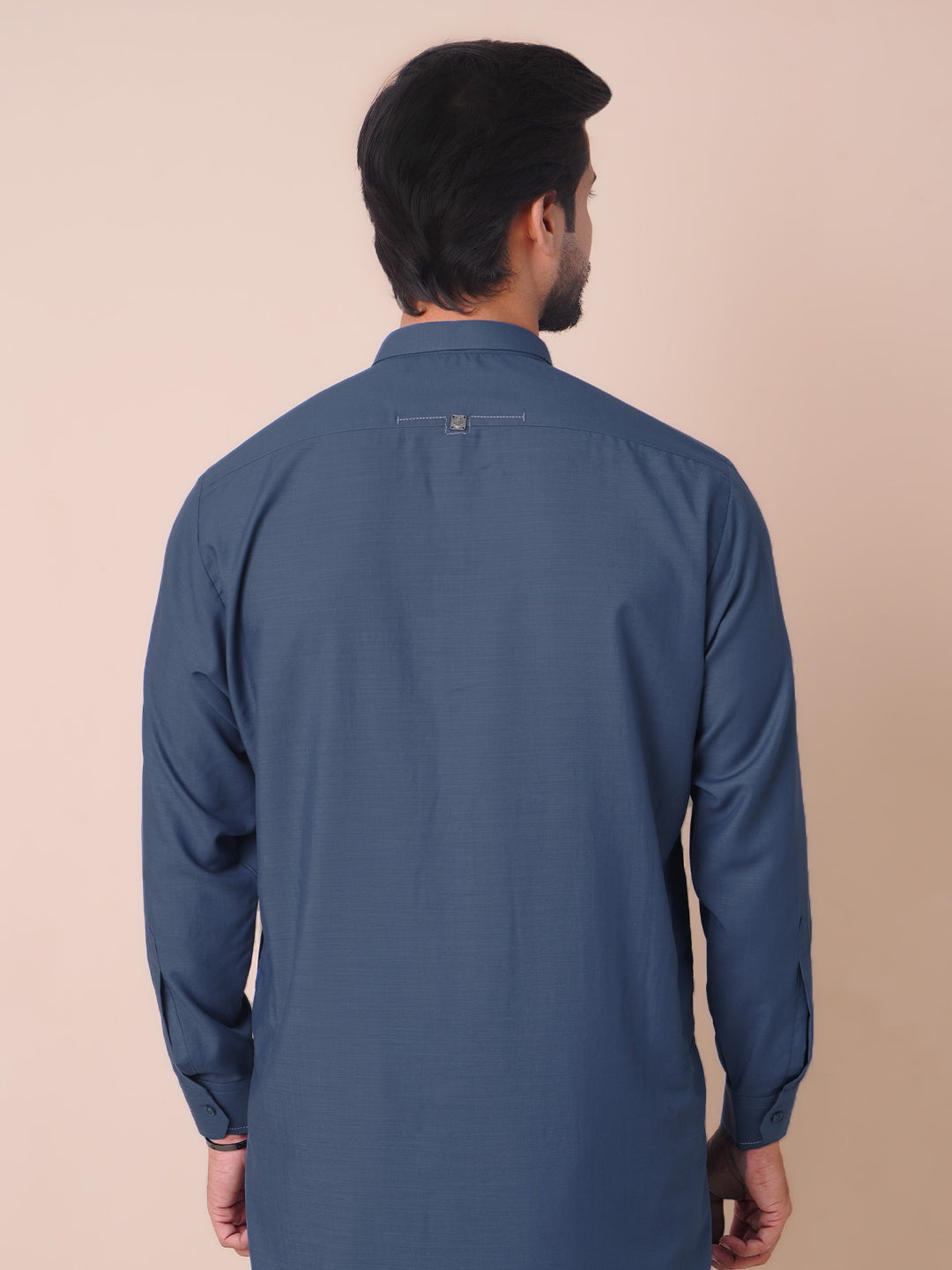 Blue Self Exclusive Range Designer Shalwar Kameez (SK-474)