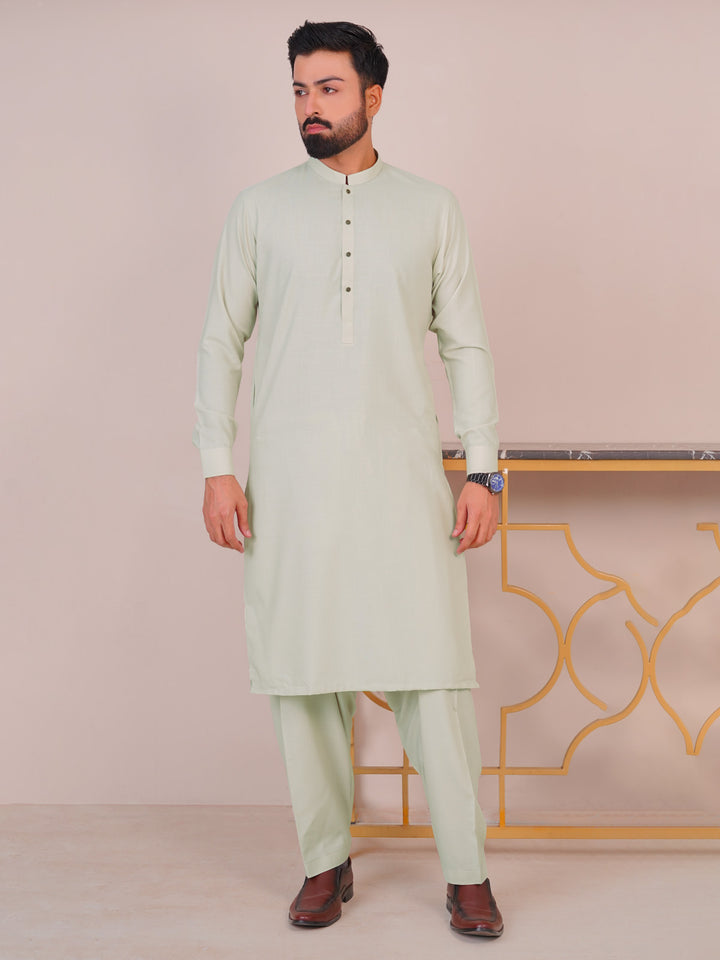 Pistachio Self Exclusive Range Designer Shalwar Kameez (SK-476)