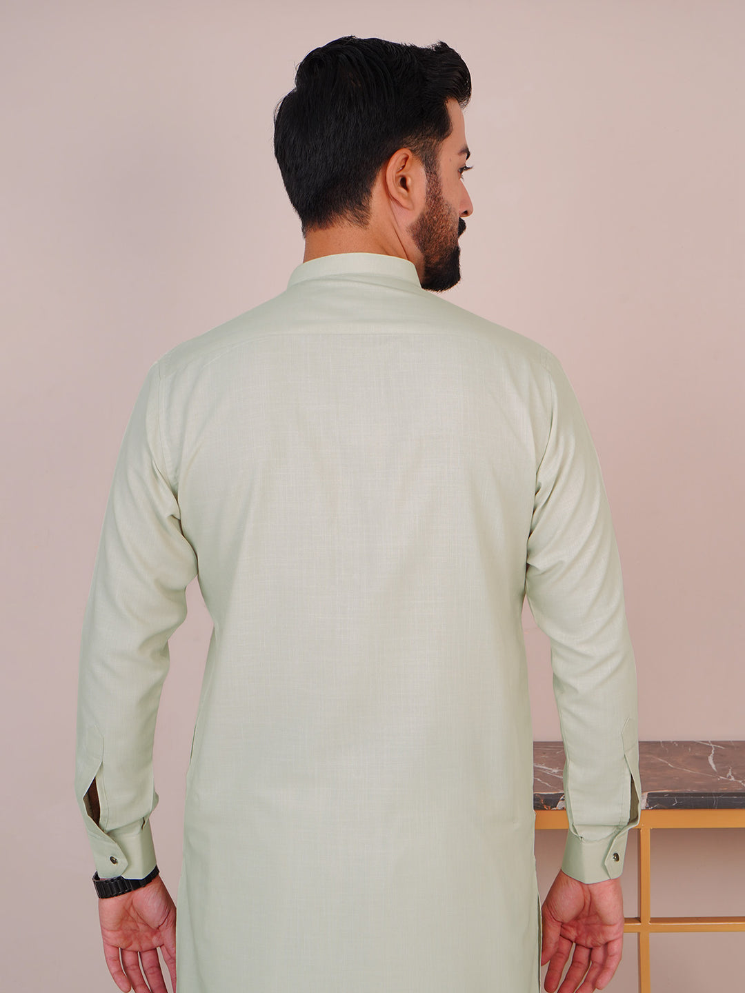 Pistachio Self Exclusive Range Designer Shalwar Kameez (SK-476)