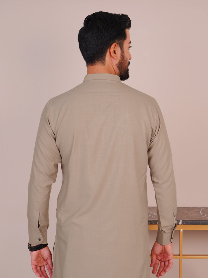 Brown Self Exclusive Range Designer Kurta Shalwar (SK-480)