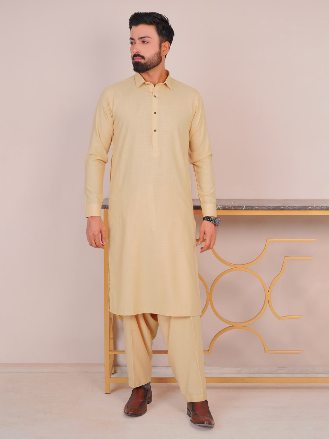 Camel Self Exclusive Range Designer Shalwar Kameez (SK-482)