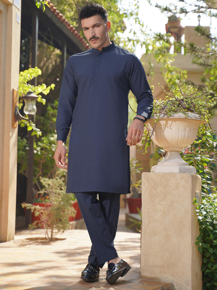 Blue Plain Exclusive Range Designer Kurta Pajama  (SK-514)