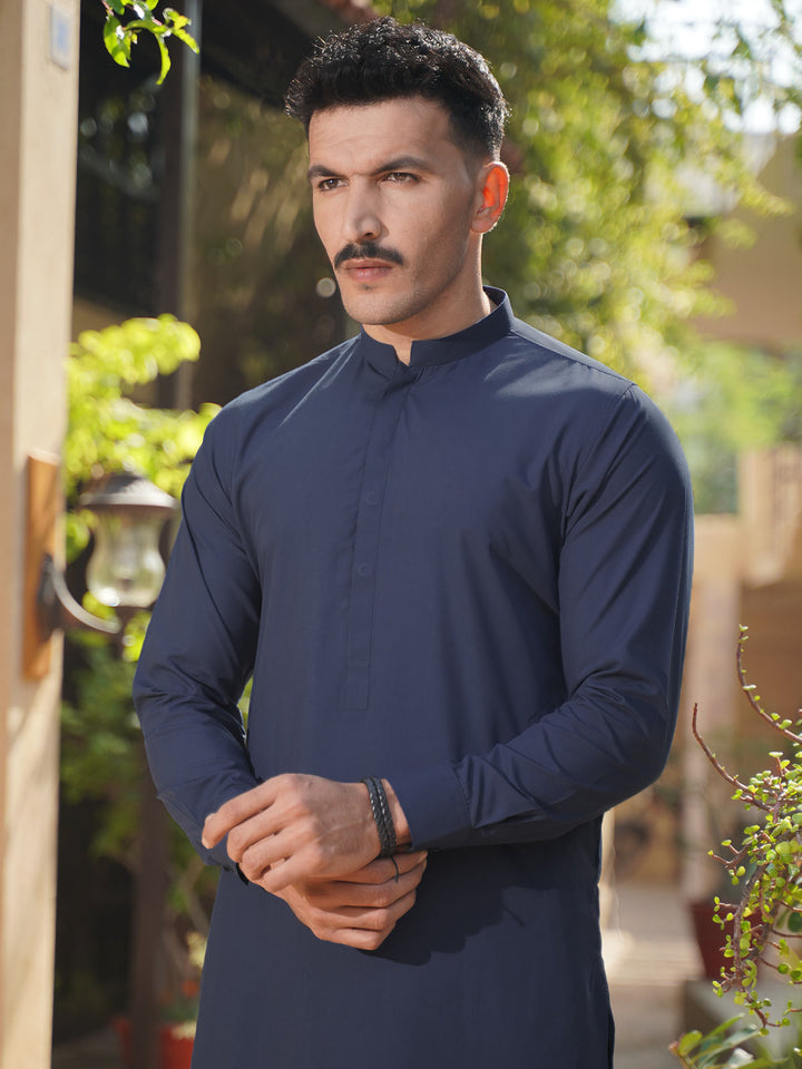 Blue Plain Exclusive Range Designer Kurta Pajama  (SK-514)