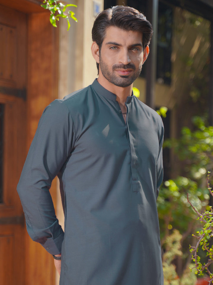 Teal Self Exclusive Range Designer Kurta Pajama  (SK-528)