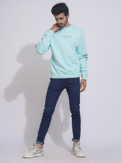 Mint Blue Full Sleeves Men’s Sweat Shirt (SSF-007)