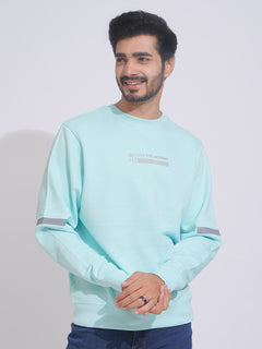 Mint Blue Full Sleeves Men’s Sweat Shirt (SSF-007)