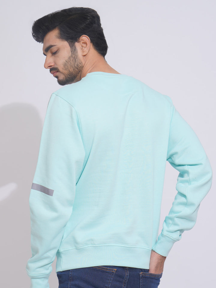 Mint Blue Full Sleeves Men’s Sweat Shirt (SSF-007)