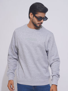 Heather Grey Full Sleeves Men’s Sweat Shirt (SSF-010)