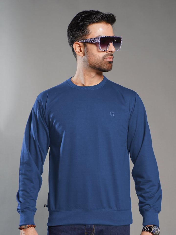 Royal Blue Men’s Fleece Sweat Shirt (SSF-016)