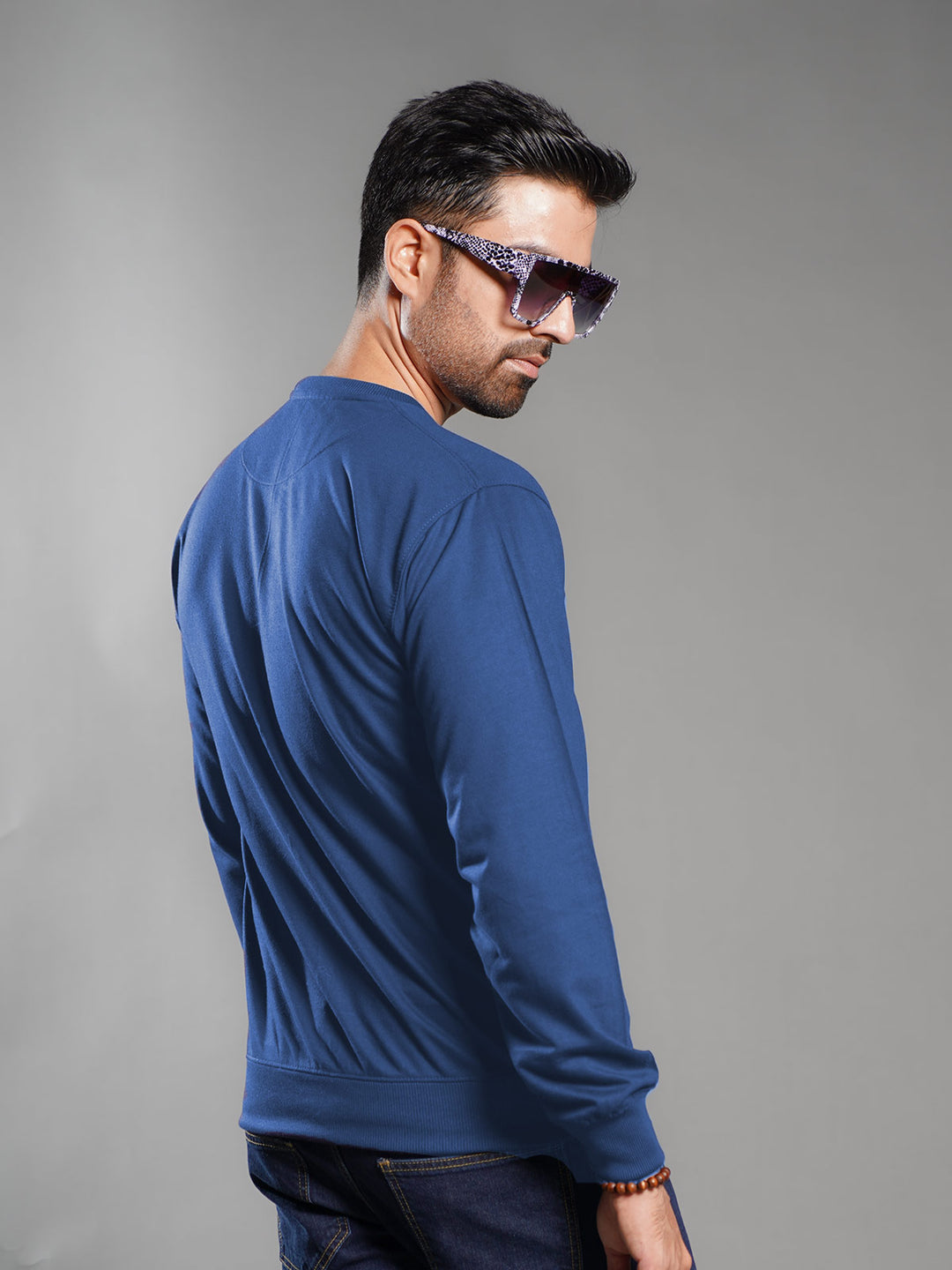 Royal Blue Men’s Fleece Sweat Shirt (SSF-016)