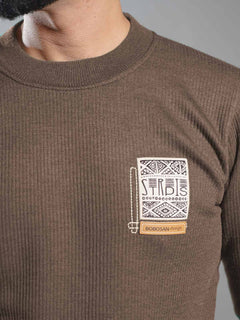 Brown Imported Men’s Fleece Sweater (SSPF-005)