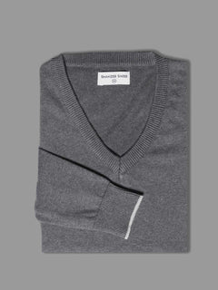 Charcoal Full Sleeves Men's Sweater (SW-005)