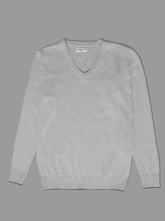 Grey Full Sleeves Men's Sweater (SW-006)