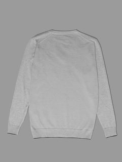 Grey Full Sleeves Men's Sweater (SW-006)