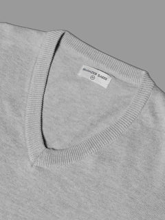 Grey Full Sleeves Men's Sweater (SW-006)