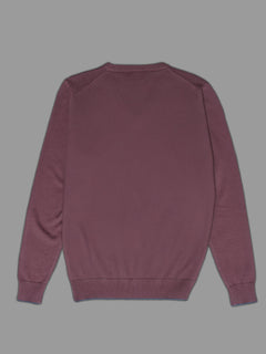 Burgundy Full Sleeves Men's Sweater (SW-007)