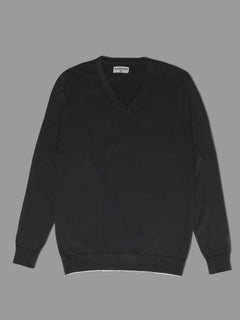 Black Full Sleeves Men's Sweater (SW-009)