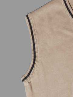 Peach Sleeveless Men's Sweater (SW-010)