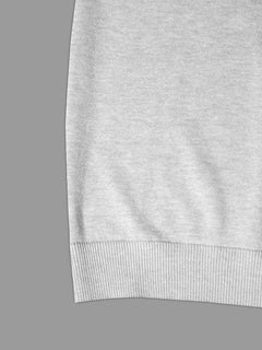 Grey Sleeveless Men's Sweater (SW-011)