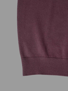 Burgundy Sleeveless Men's Sweater (SW-013)