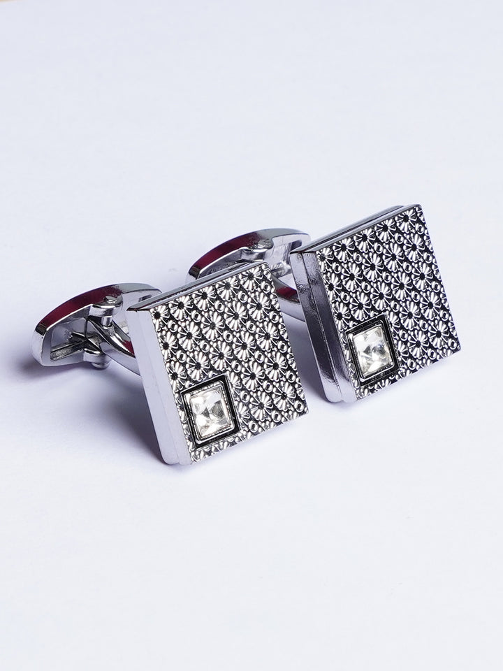 Silver Square Cufflink (CUFFLINK-466)