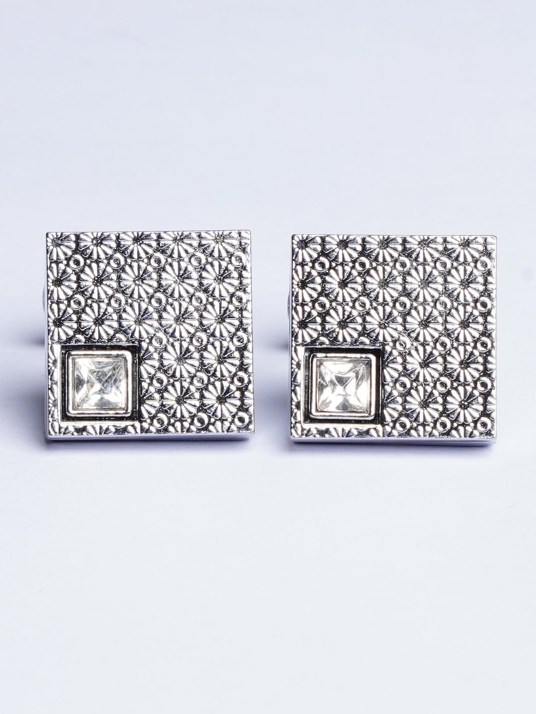 Silver Square Cufflink (CUFFLINK-466)