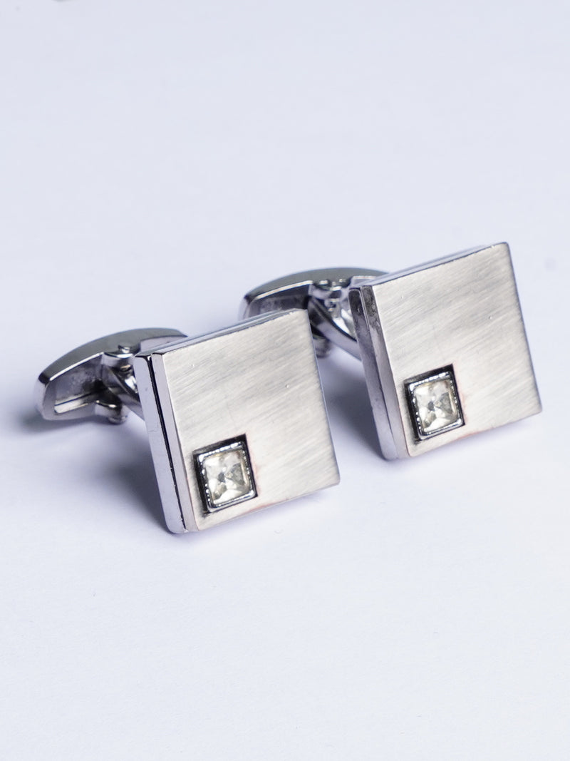 Silver Square Cufflink (CUFFLINK-468)