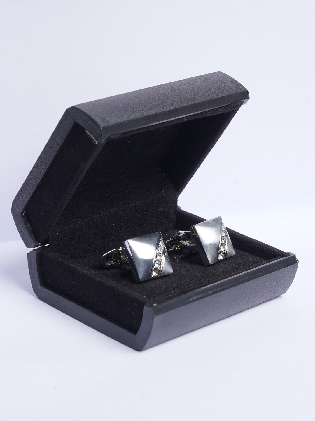 Silver Stone Pattern Cufflink (CUFFLINK-494)