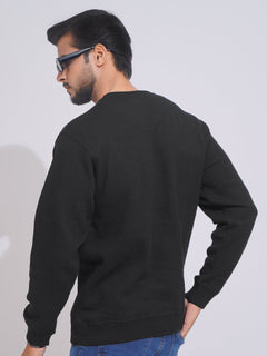 Black Men’s Fleece Sweat Shirt (TEE-149)