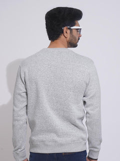 Light Grey Men’s Fleece Sweat Shirt (TEE-152)