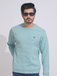 Mint Blue Men’s Fleece Sweat Shirt (TEE-153)