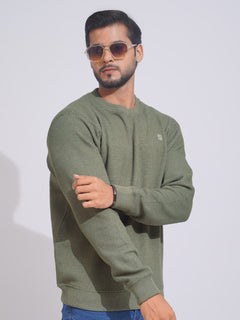 Green Men’s Fleece Sweat Shirt (TEE-154)