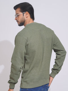 Green Men’s Fleece Sweat Shirt (TEE-154)