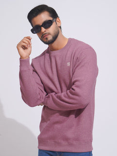 Maroon Men’s Fleece Sweat Shirt (TEE-158)