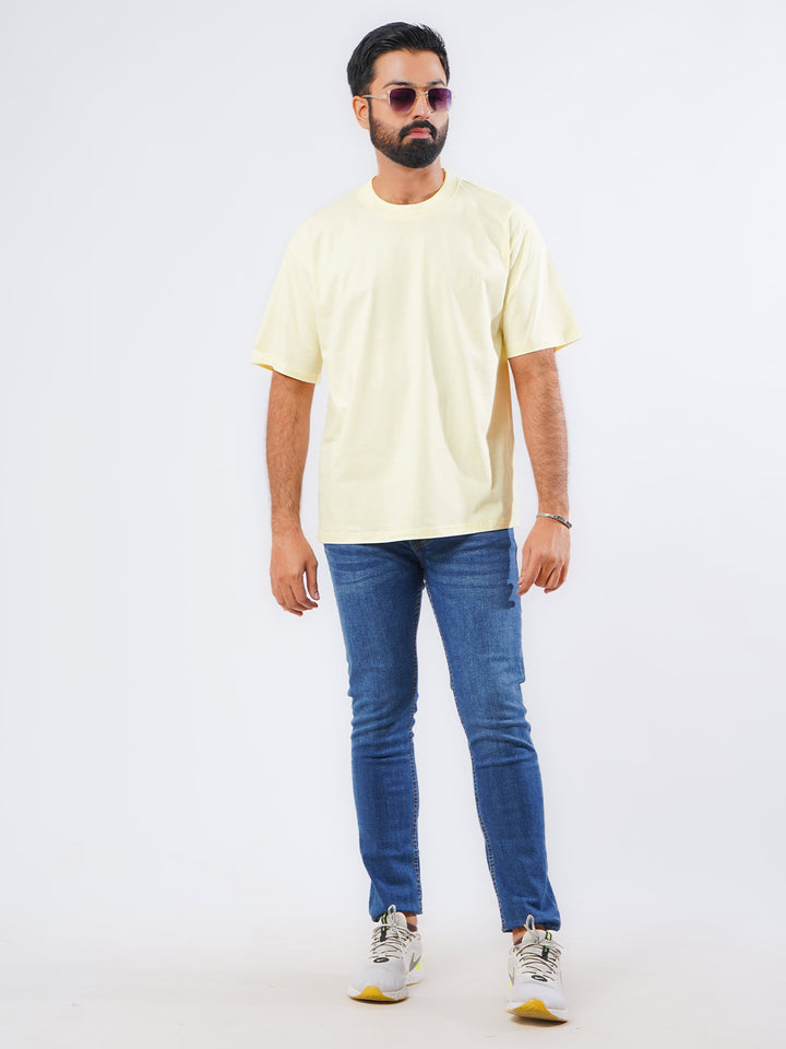 Off-White Oversized Men’s Round Neck T-Shirt (TEE-216)