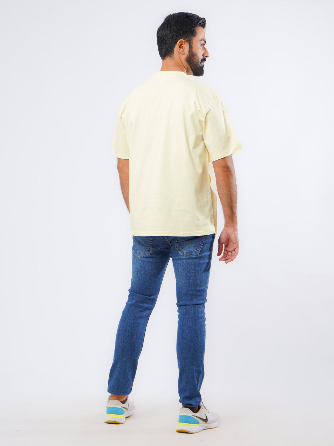 Off-White Oversized Men’s Round Neck T-Shirt (TEE-216)