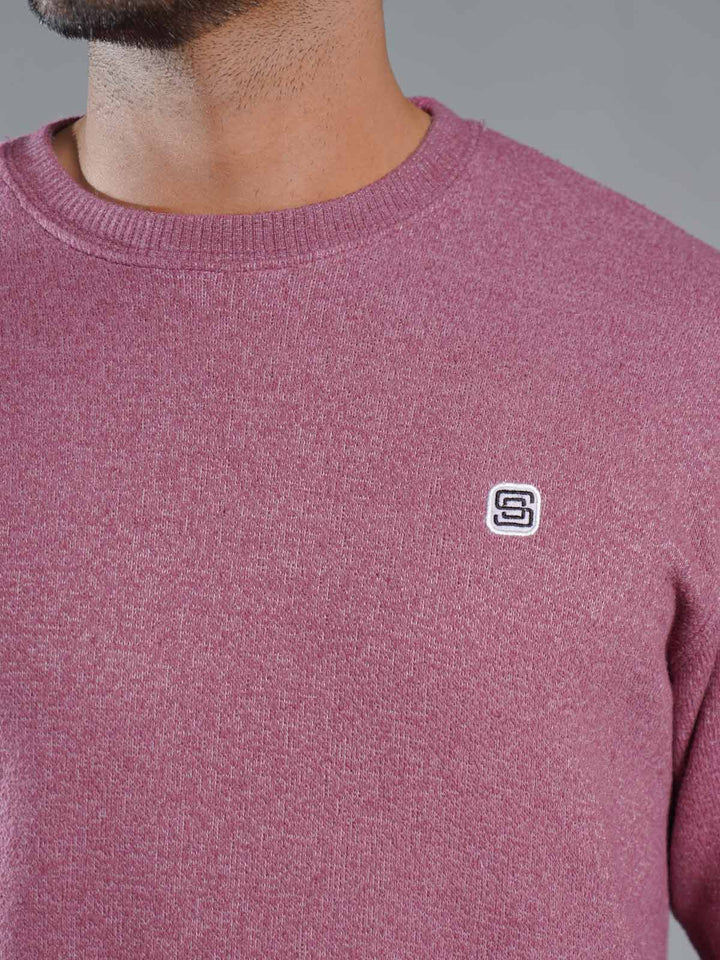 Maroon Men’s Fleece Sweat Shirt (TEE-247)