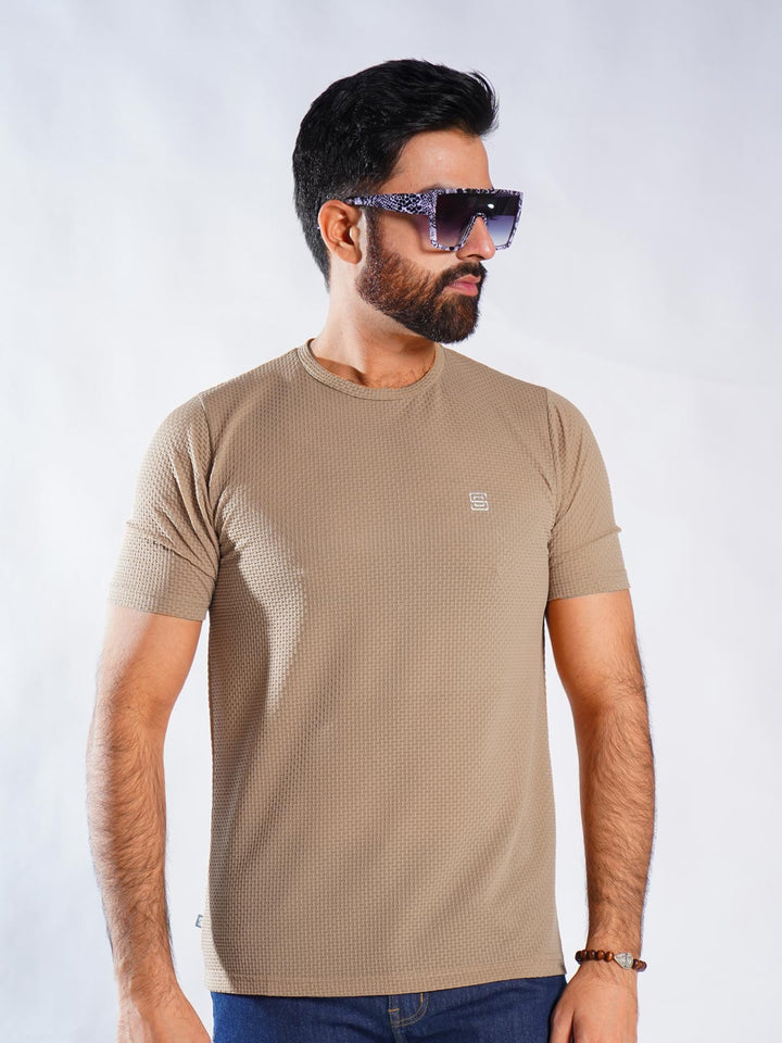 Fawn Self Premium Dry Fit Crew Neck T-Shirt (TEE-259)