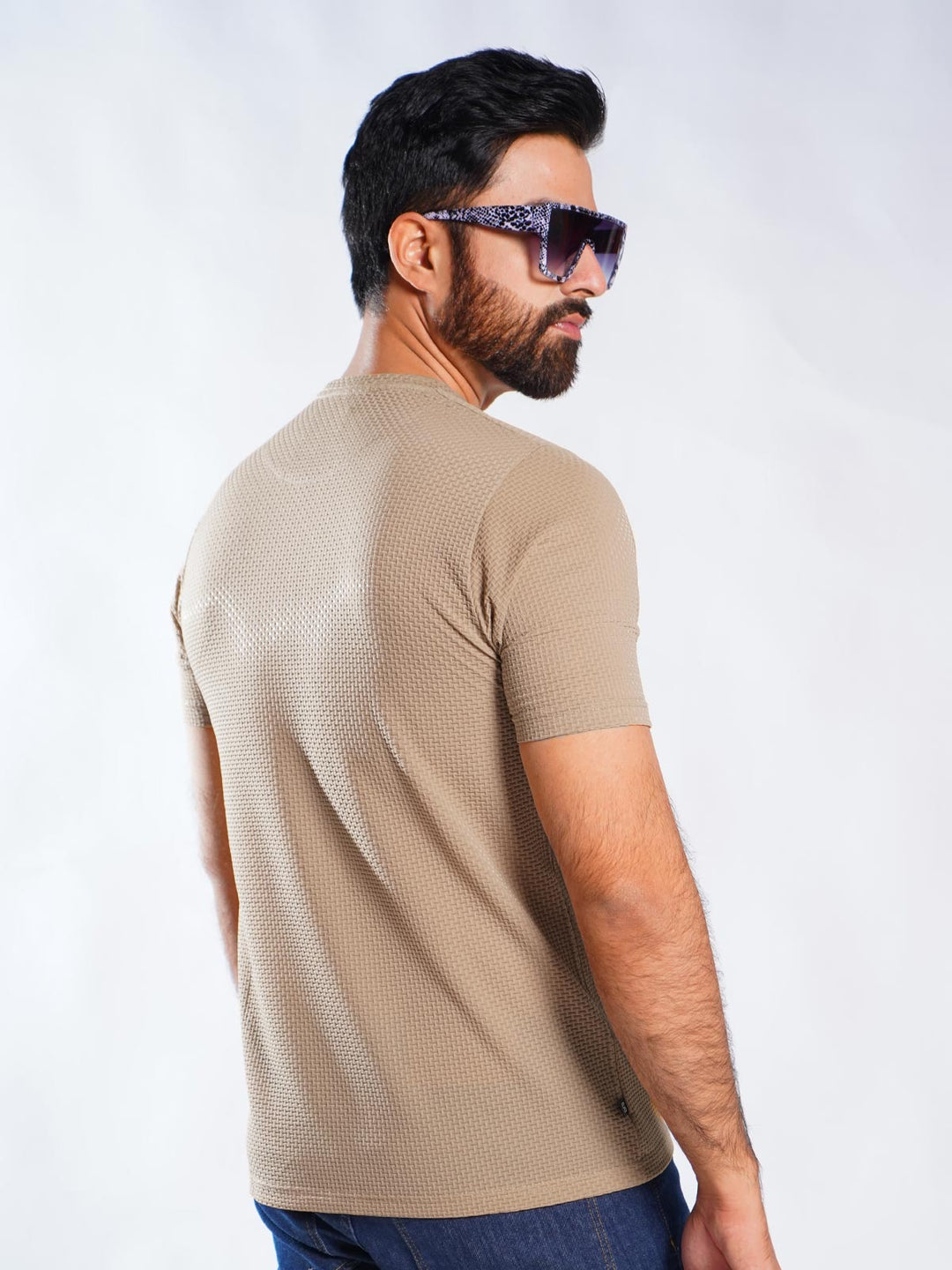 Fawn Self Premium Dry Fit Crew Neck T-Shirt (TEE-259)