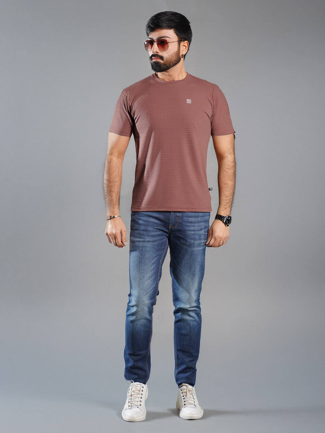 Rust Self Premium Dry Fit Crew Neck T-Shirt (TEE-261)