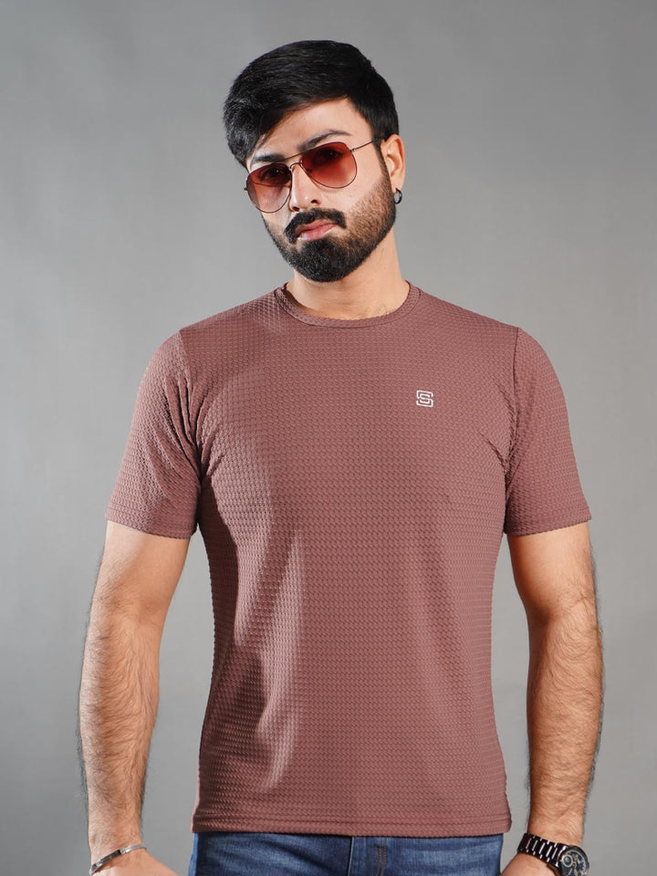 Rust Self Premium Dry Fit Crew Neck T-Shirt (TEE-261)