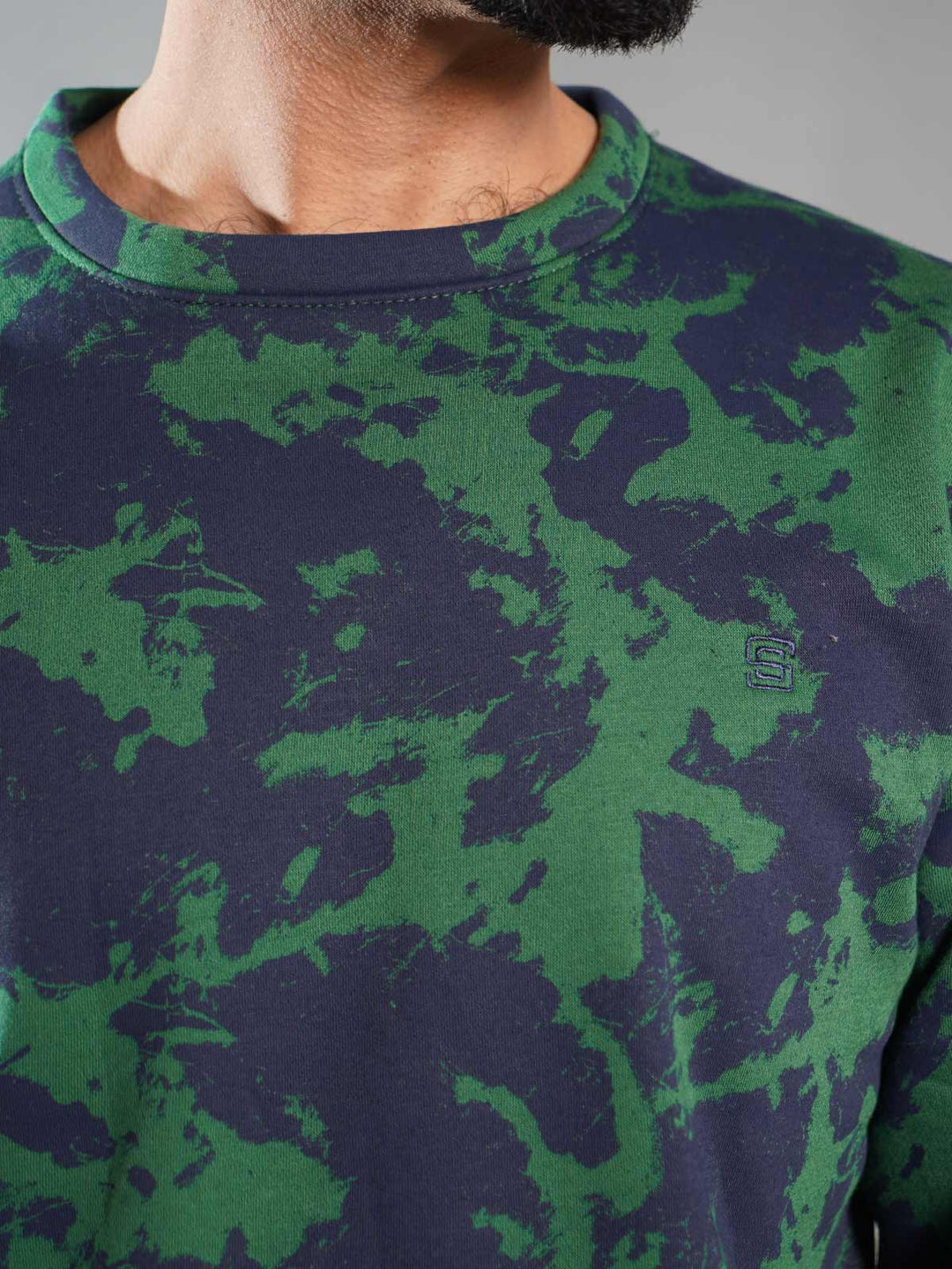 Green Men’s Fleece Sweat Shirt (TEE-279)