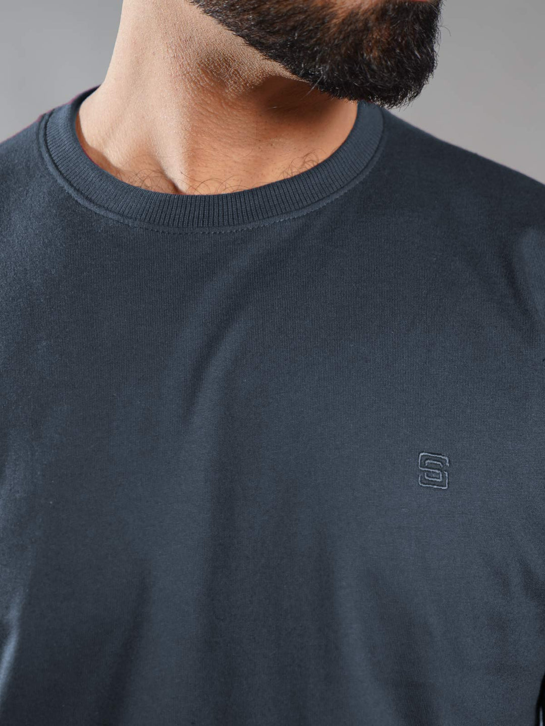 Dark Turquise Half Sleeves Men’s T-Shirt (TEE-300)