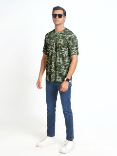 Camouflage Half Sleeves Men’s Dri Fit T-Shirt (TEE-120)